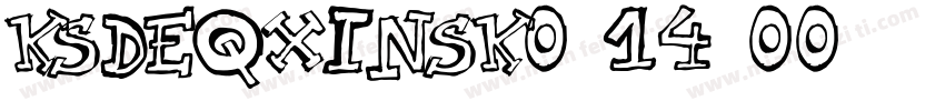 KSDEQXINSK0 14 00字体下载字体转换